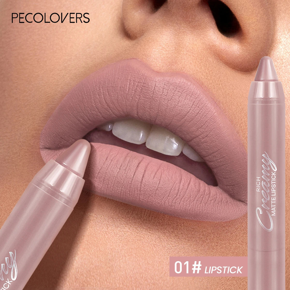 Multiple Colors Matte Lip Liner, Use As Lip Liner and Lipstick, Easy To Accurately Apply, Waterproof Long-lasting Non-stick