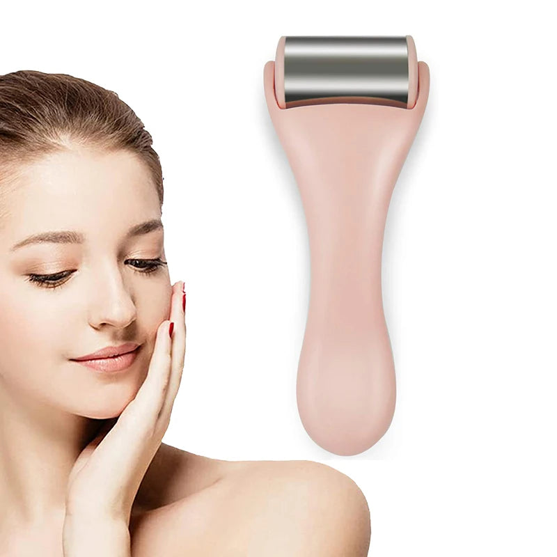Ice Roller™ – Rouleau Massant Froid pour le Visage | Réduit Poches & Cernes, Raffermit la Peau, Apaise & Tonifie