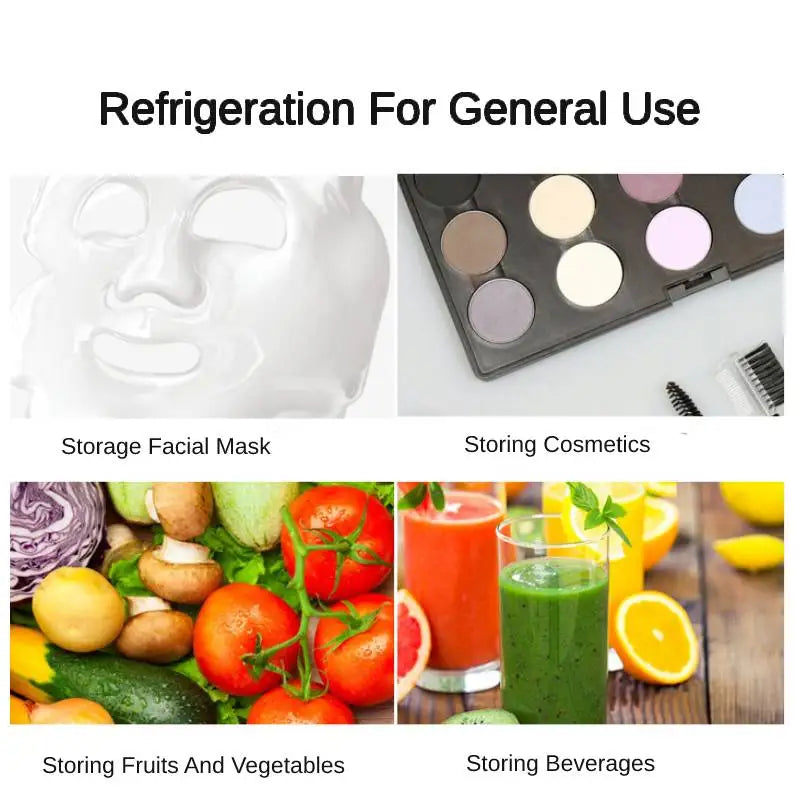 6L Portable Mini Fridge For Car Camping Traveling Cooler and Warmer Skincare Beverage Small Refrigerator for Drinks Snacks Dorm