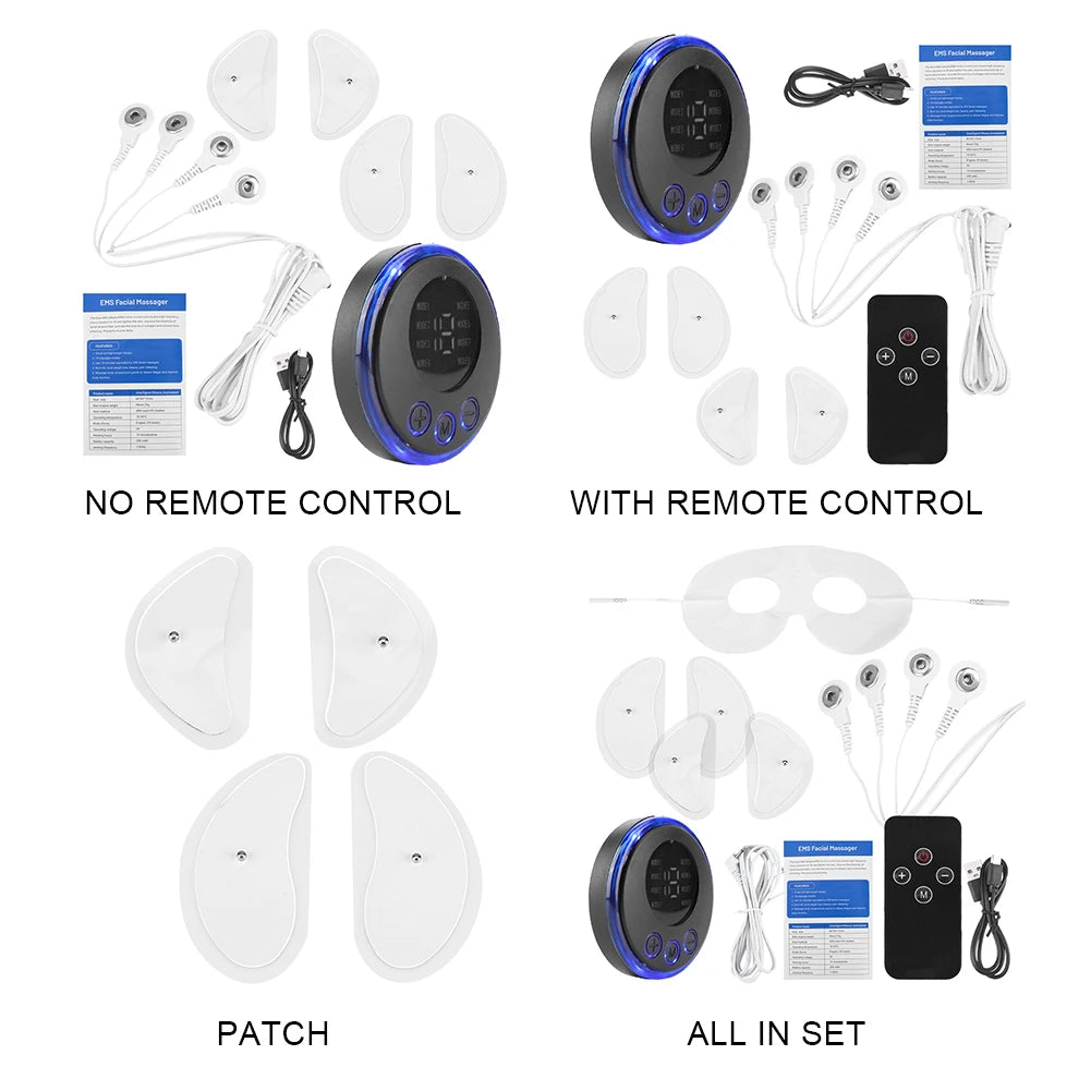 LIFTEMS™ – Masque Facial Électro-Stimulant Anti-Âge & Raffermissant