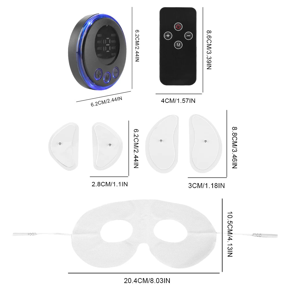 LIFTEMS™ – Masque Facial Électro-Stimulant Anti-Âge & Raffermissant