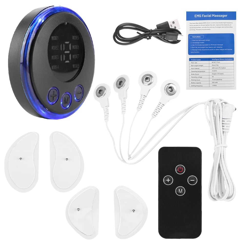 LIFTEMS™ – Masque Facial Électro-Stimulant Anti-Âge & Raffermissant